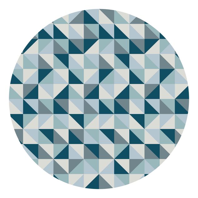 Wallpapers patterns Blue Triangle Pattern