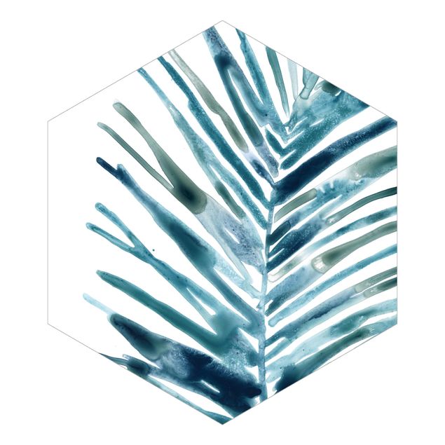 Adhesive wallpaper Blue Tropical Jewel II