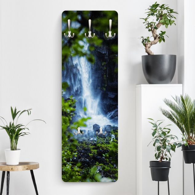 Wall mounted coat rack landscape View Of Waterfall