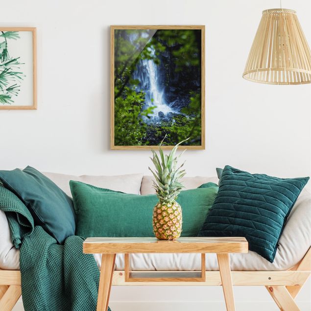 Landscape canvas prints View Of Waterfall