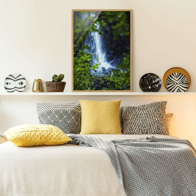 Prints modern View Of Waterfall