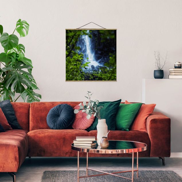 Landscape canvas prints View Of Waterfall