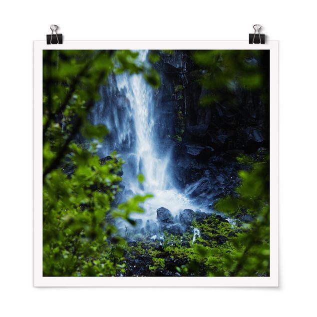 Posters landscape View Of Waterfall