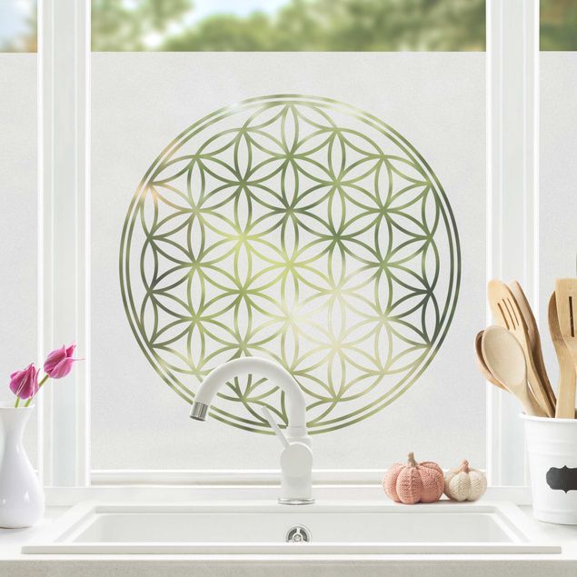 Adhesive films Flower of Life