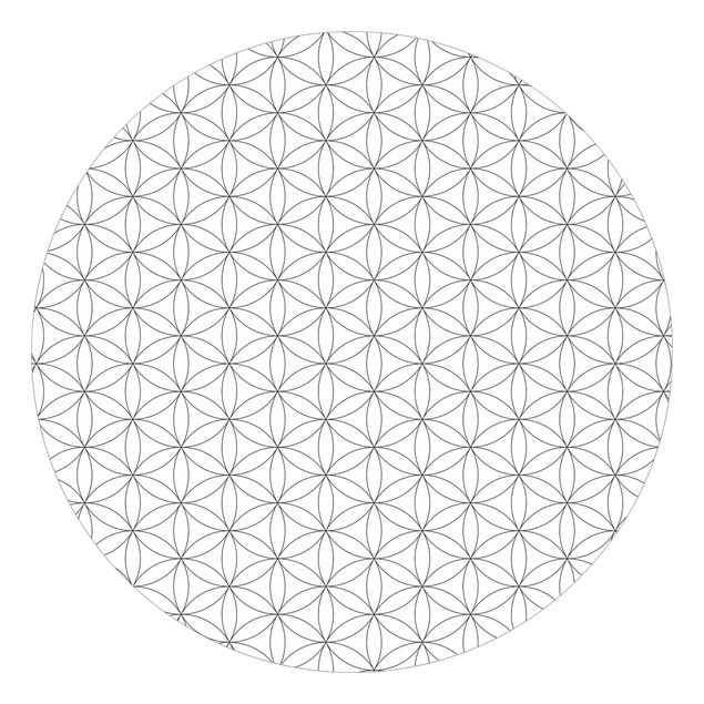 Contemporary wallpaper Flower Of Life Pattern