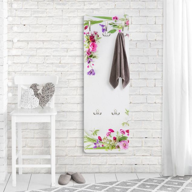 Wall mounted coat rack country Flower Arrangement