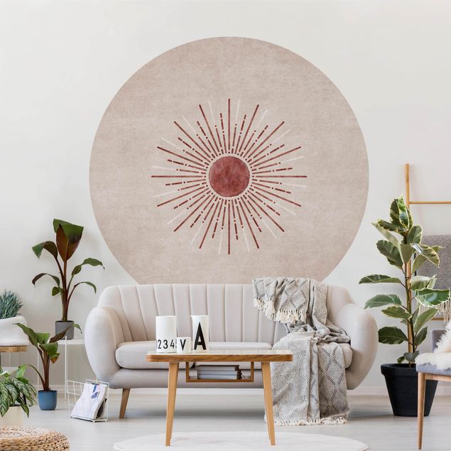 Modern wallpaper designs Boho Sun I