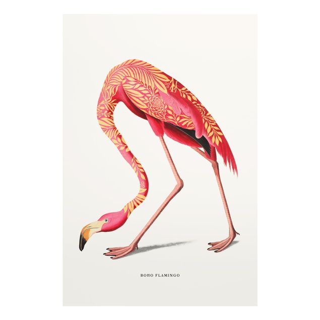 Prints Boho Birds - Flamingo
