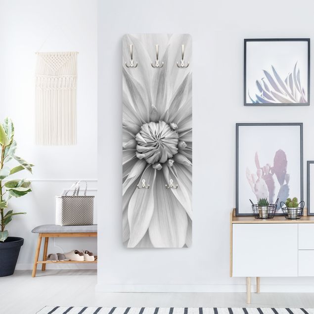 Wall coat hanger Botanical Blossom In White