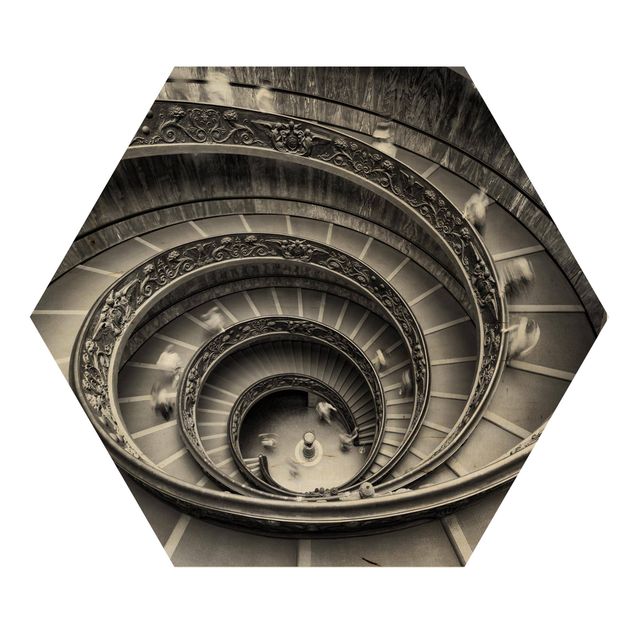 Black and white wall art Bramante Staircase