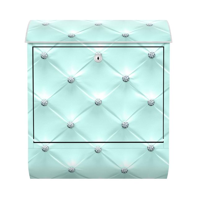 Blue letter box Diamond Turquoise Luxury