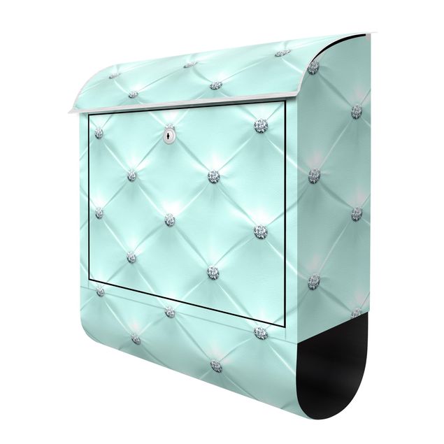 Letterboxes Diamond Turquoise Luxury