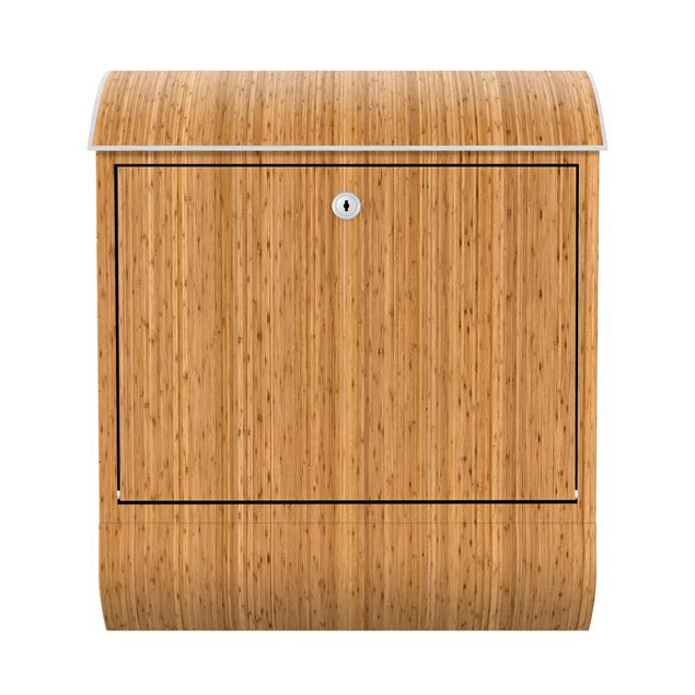 Letterboxes brown Bamboo