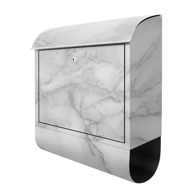 Letterboxes Marble Look Black And White