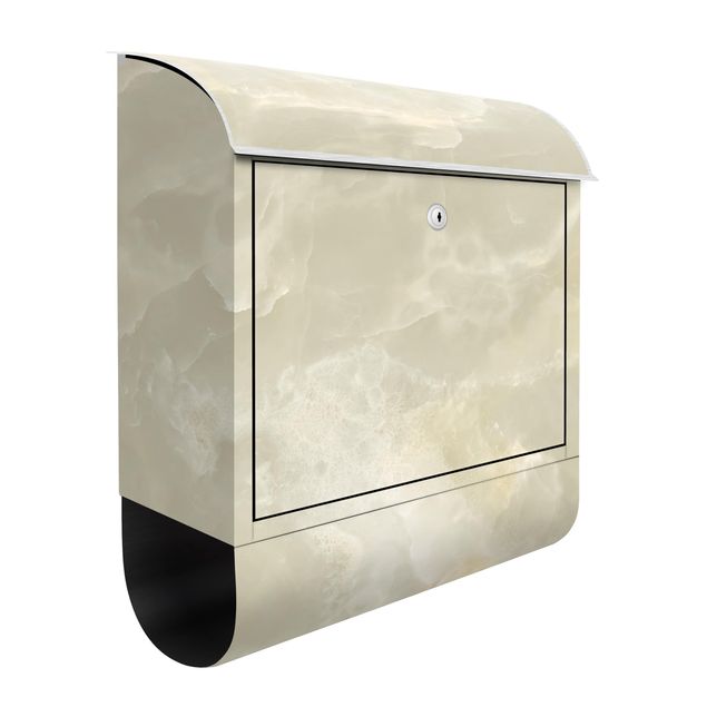 Letterboxes creme Onyx Marble Cream
