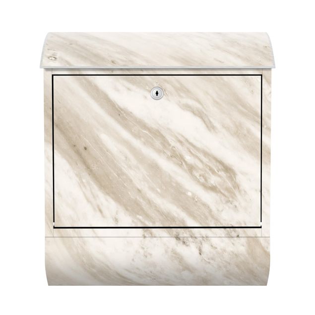 Letterboxes brown Palissandro Marble Beige