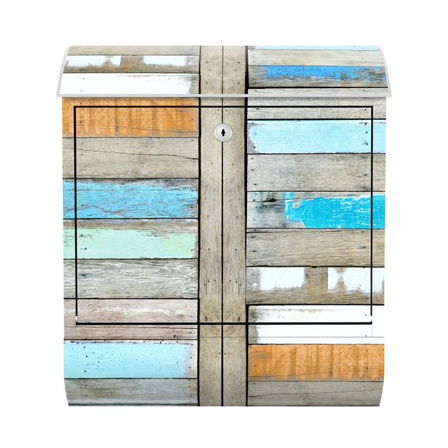 Letterboxes wood Shelves Of The Sea