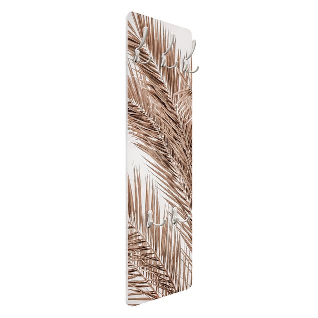 Wall coat rack Bronze Coloured Palm Fronds