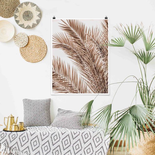 Prints landscape Bronze Coloured Palm Fronds