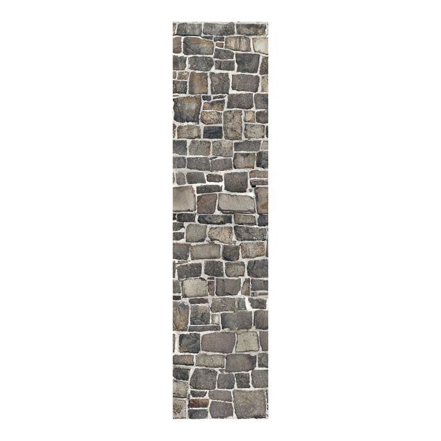 Patterned curtain panels Quarry Stone Wallpaper Natural Stone Wall