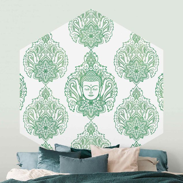 Wallpapers modern Buddha And Lotus