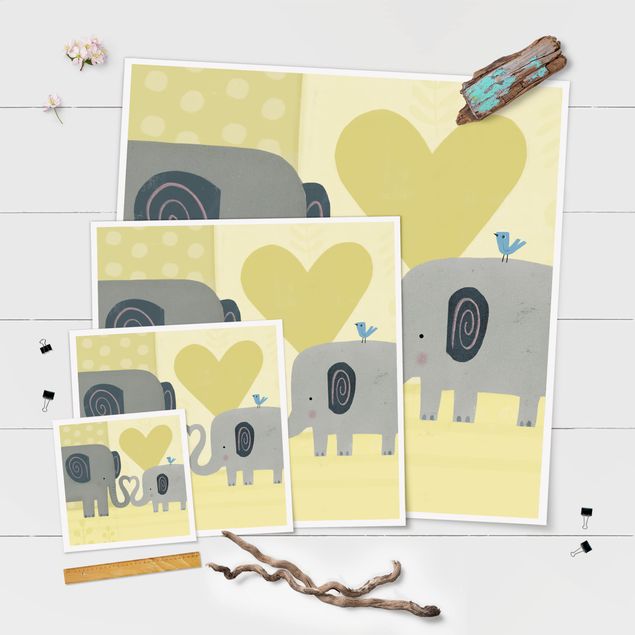 Prints Mum And I - Elephants