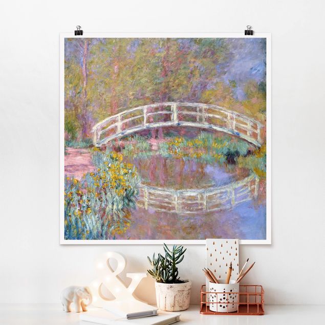 Impressionist art Claude Monet - Bridge Monet's Garden
