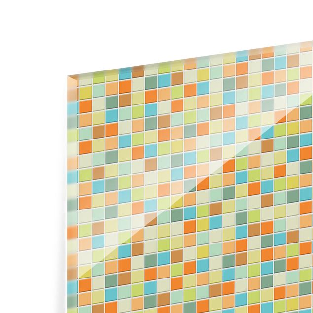 Glass Splashback - Mosaic Tiles Sommerset - Landscape 1:2