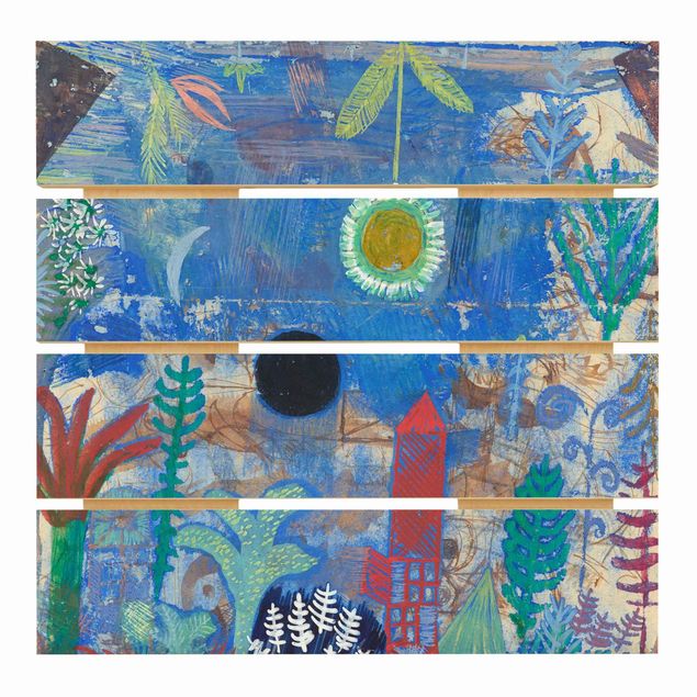Prints Paul Klee - Sunken Landscape