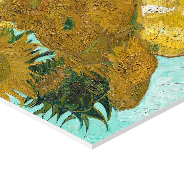 Prints floral Vincent van Gogh - Sunflowers