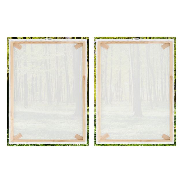 Modern art prints Forest Meadow