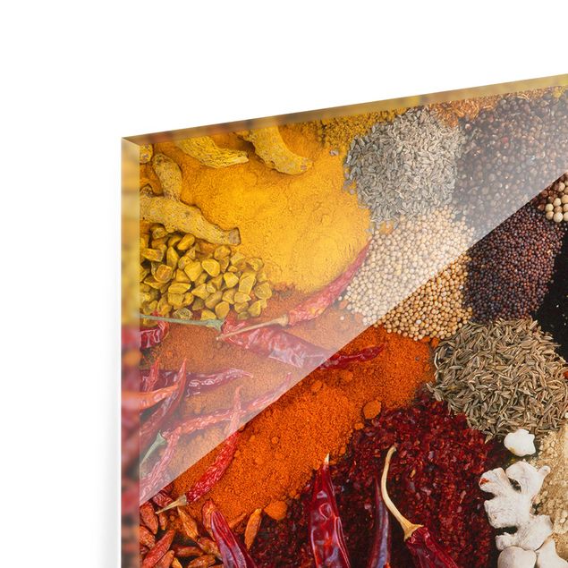 Glass Splashback - Exotic Spices - Landscape 1:2