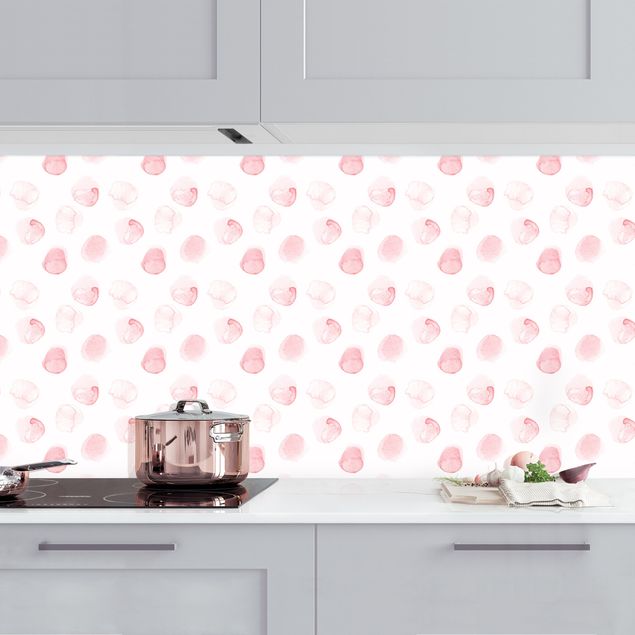 Kitchen Watercolour Dots Rosa