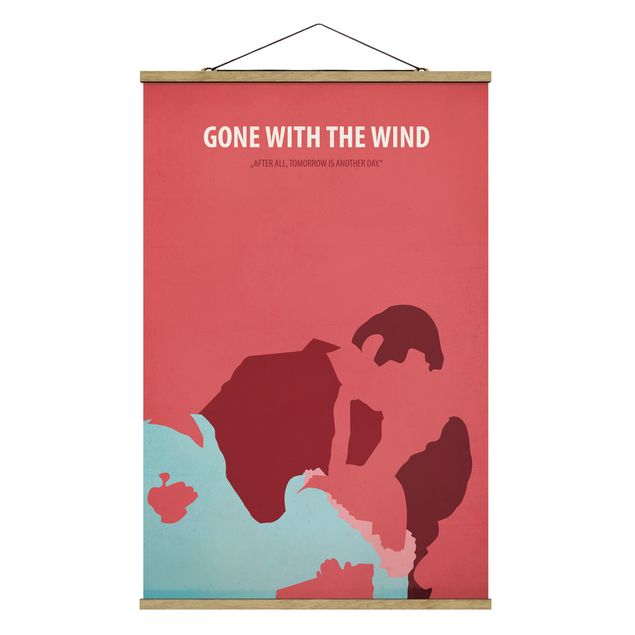 Portrait canvas prints Film Poster Gone With The Wind