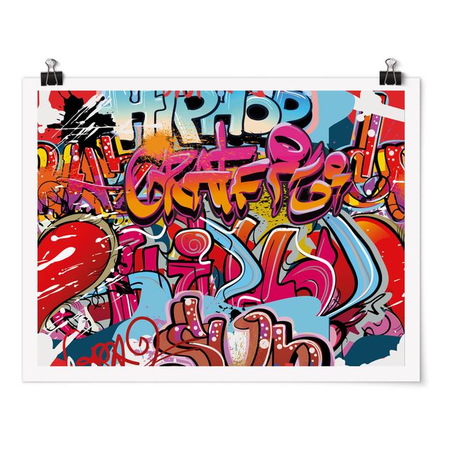 Inspirational quotes posters Hip Hop Graffiti