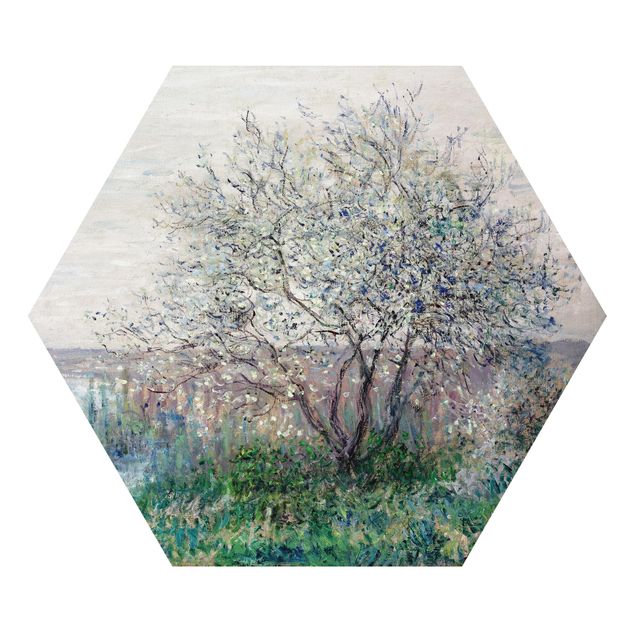 Tree print Claude Monet - Spring in Vétheuil