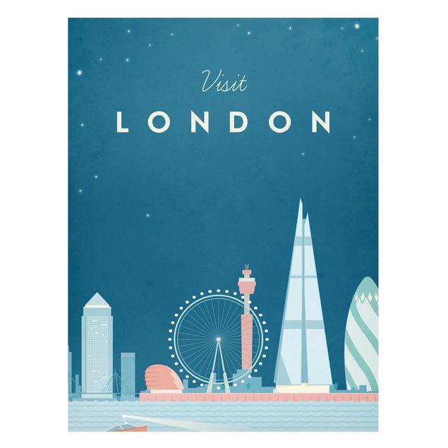 London art prints Travel Poster - London