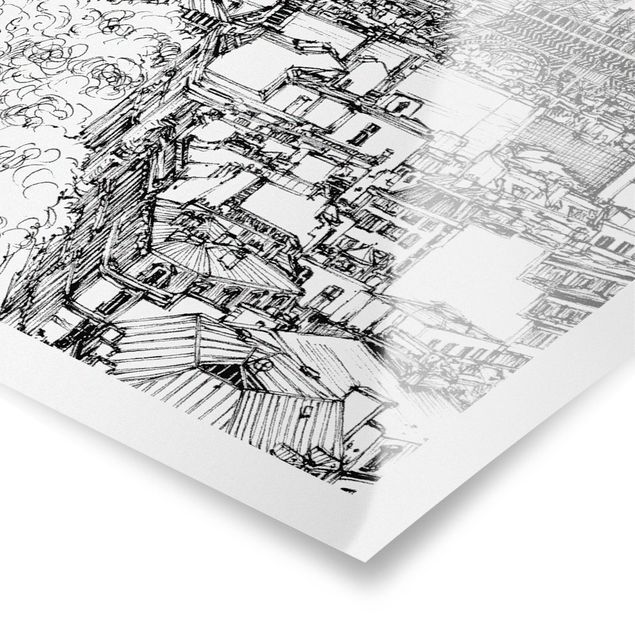 Prints black and white City Study - Paris