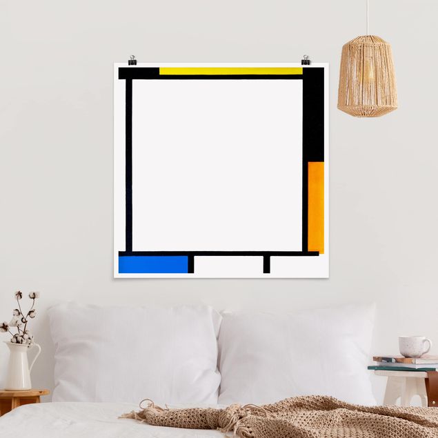 Paintings of impressionism Piet Mondrian - Composition II