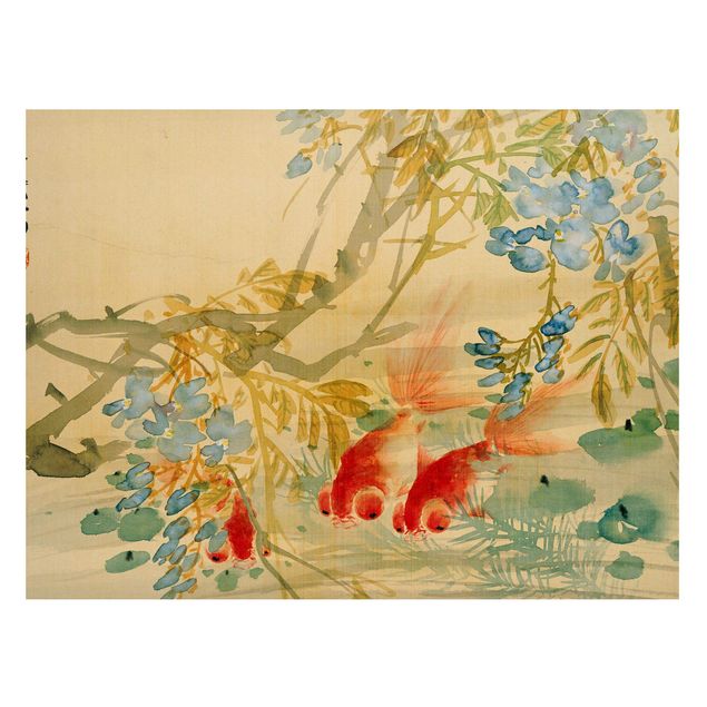 Prints fishes Ni Tian - Goldfish