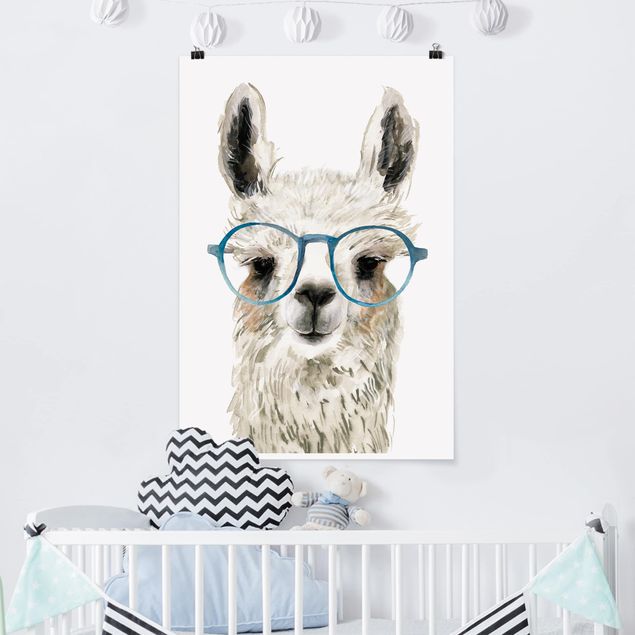 Kitchen Hip Lama With Glasses III