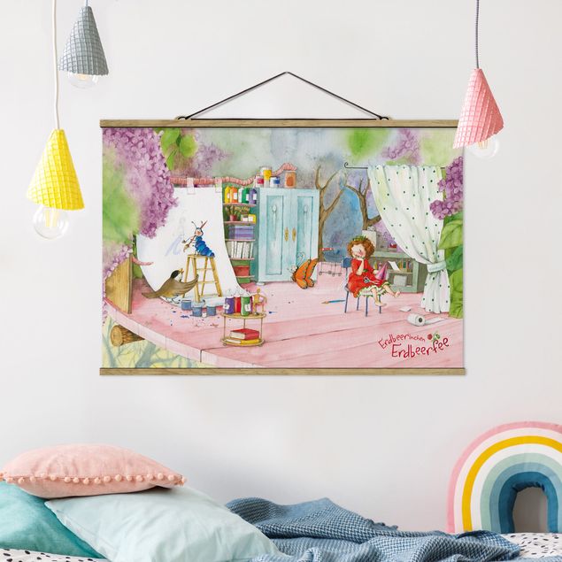 Kids room decor Little Strawberry Strawberry Fairy - Tinker
