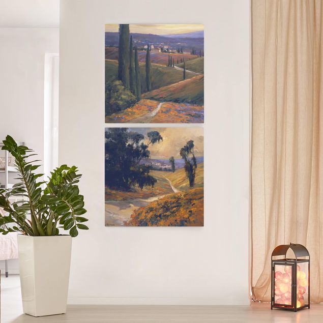 Prints landscape Landscape In The Afternoon Set I
