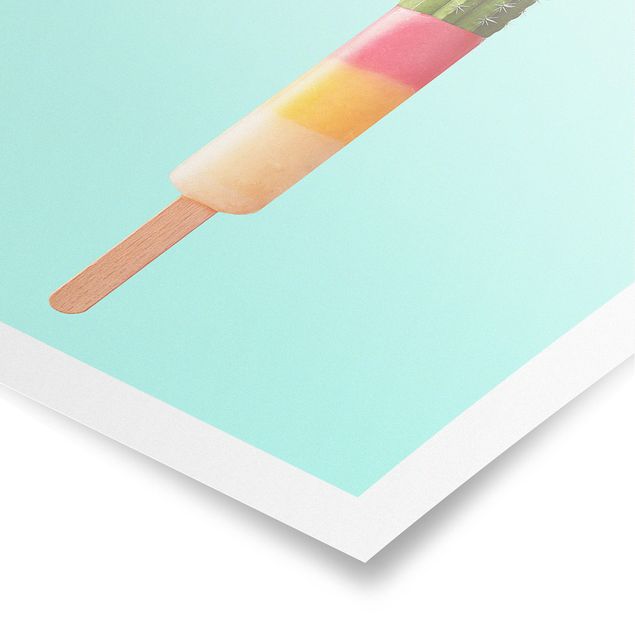 Prints modern Popsicle With Cactus
