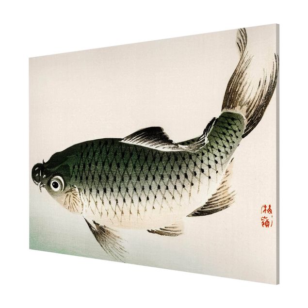 Magnet boards animals Asian Vintage Drawing Carp
