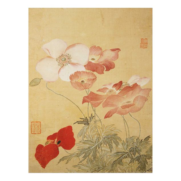 Art styles Yun Shouping - Poppy Flower