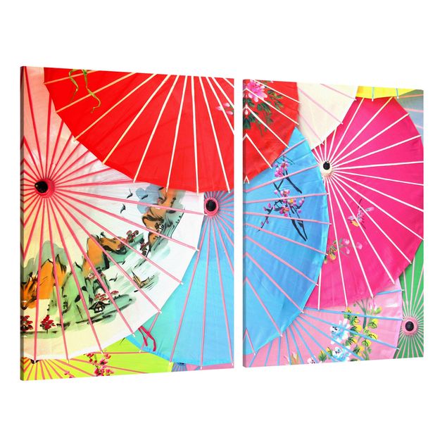 Canvas prints patterns The Chinese Parasols