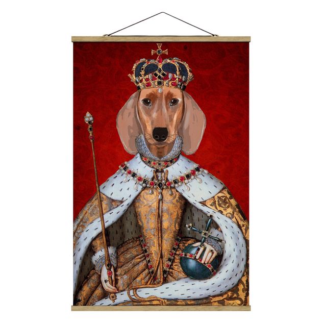 Prints animals Animal Portrait - Dachshund Queen