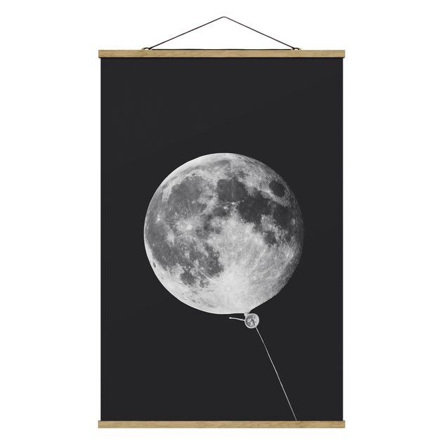 Prints modern Balloon With Moon