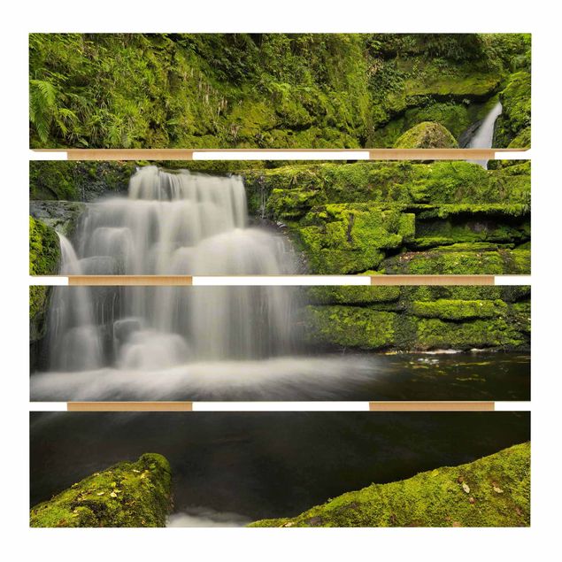 Prints Lower Mclean Falls In New Zealand